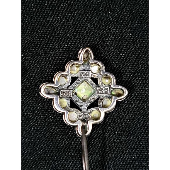 925 Sterling Silver CSX Thai Abalone Earring and Pendant Necklace Set - Picture 6 of 14